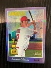 Shohei Ohtani 2019 Topps Heritage card