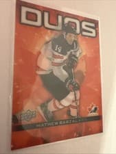 Bo Horvat / Mathew Barzal 2025 Upper Deck Tim Hortons Team Canada Duo card