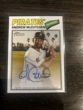 2026 Topps Heritage Real One Autographs Andrew McCutchen #ROA-AMC card