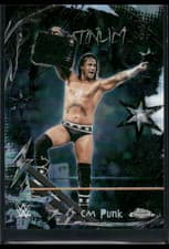 2026 Topps Chrome WWE Platinum Punk CM Punk #PLP-3 card