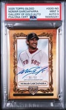 2025 Topps Gilded Collection Topps Gallery of Gold Autographs Nomar Garciaparra #GOG-NG card