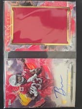2024 Topps Inception Genesis Auto Relic Book Trey Benson #ARBC-TBE card