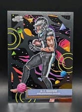2025 Topps Cosmic Chrome Base Set A.J. Brown #80 card