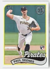 Paul Skenes 2024 Topps Update 1989 card