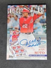 2026 Topps Cover Athletes Autographs Juan Soto #COVR-JS card