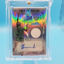 Hannah Hidalgo 2024-25 Bowman's Best University Let It Rain Relic Autographs card