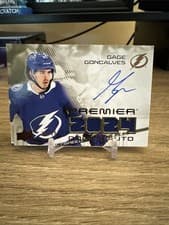 2024-25 Upper Deck Premier Premier Rookie Auto Jersey Gage Goncalves #PRA-GG card