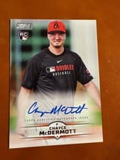 Chayce McDermott 2025 Stadium Club Base Autographs card