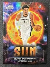 2025-26 Topps Cosmic Chrome Planetary Pursuit Sun Victor Wembanyama #PPS-6 card