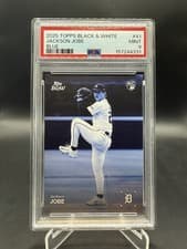 2025 Topps Black & White Base Set Jackson Jobe #41 card