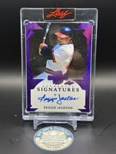 2025 Leaf Spectacular Baseball Spectacular Signatures Reggie Jackson #S-RJ1