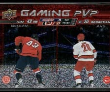 2024-25 Upper Deck Gaming PVP Tom Wilson / Sebastian Aho #GPVP-23 card