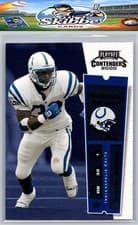 Edgerrin James 2000 Playoff Contenders card