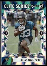 Bhayshul Tuten 2025 Donruss The Elite Series Rookies card