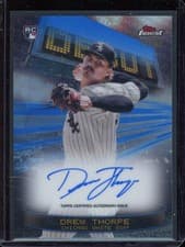 2025 Finest Debut Autographs Drew Thorpe #DAV-DT card