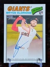 2026 Topps Heritage Real One Autographs Bryce Eldridge #ROA-BE card