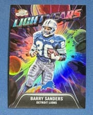 2025 Topps Cosmic Chrome Light Years Barry Sanders #LY-6 card