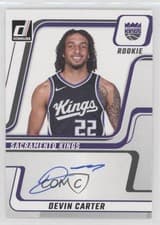 Devin Carter 2024-25 Donruss Next Day Autographs card
