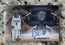 2024-25 Bowman University Chrome Campus Visits Autographs PJ Haggerty #CVA-PH card