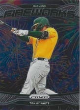 2025 Panini Prizm Fireworks Tommy White #6 card