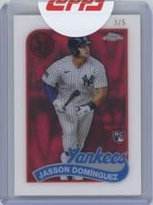 2024 Topps Chrome 1989 Topps Baseball Chrome Layer Variations Jasson Domínguez #89BCL-12 card