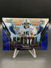 2025 Panini Prizm Black Fractal Drew Allar #21 card