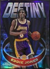 Eddie Jones 1997 Topps Chrome Destiny card