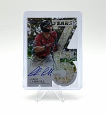 2026 Topps 75 Years of Topps Die-Cut Autographs Corbin Carroll #75YA-CC card