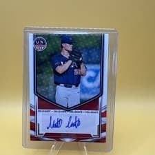 2025 Panini Stars & Stripes Collegiate National Team Signatures Matt Scott #NTS-MS card