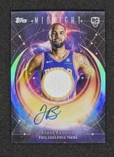2025-26 Topps Midnight Rookie Jersey Autographs Johni Broome #RJA-JBR card