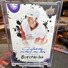 2025-26 Upper Deck Detroit Red Wings Centennial Octopus Ink Jason Woolley #OI-JW card