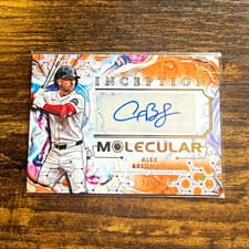2025 Topps Inception Inception Molecular Autographs Alex Bregman #IMA-AB card