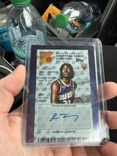 2025-26 Topps Shopping Spree Signatures Rasheer Fleming #SSA-RF card