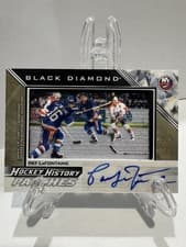 2025-26 Upper Deck Black Diamond Hockey History Patches Pat LaFontaine #HHP-PL card