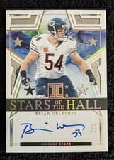 2024 Panini Impeccable Stars of the Hall Autographs Brian Urlacher #5 card