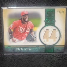 2026 Topps Tier One Jersey Number Relics Elly De La Cruz #JNR-ED card