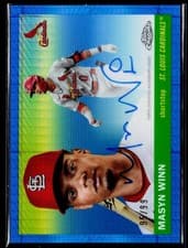 2025 Topps Chrome Platinum Autographs Masyn Winn #CPA-MW card