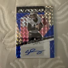 2025 Panini Mosaic In Focus Signatures Spencer Rattler #IFS-SRR card