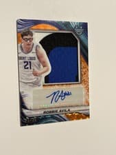 2024-25 Bowman's Best University Prospect Jumbo Relic Autographs Robbie Avila #PJRA-RA card