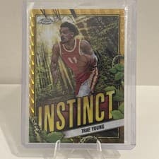 2024-25 Topps Chrome Instinct Trae Young #INS-5 card