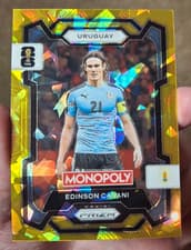 Edinson Cavani 2026 Panini Prizm Monopoly FIFA World Cup card