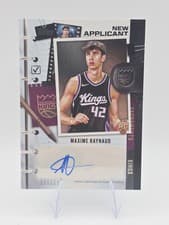 2025-26 Topps New Applicants Autographs Maxime Raynaud #NA-MR card