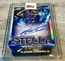 2025 Topps Cosmic Chrome Stella Nova Autographs Vladimir Guerrero Jr. #SNA-VG card