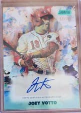 2025 Stadium Club Abstract Autographs Joey Votto #AA-JV card