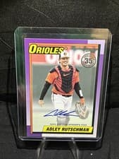 2025 Topps Update 1990 Topps Baseball Autographs Adley Rutschman #90AU-AR card