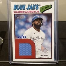 Vladimir Guerrero Jr. 2026 Topps Heritage Real One Relics card
