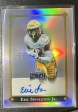 2025 Leaf Metal 92 Autographs Eric Singleton Jr #92L-ESJ card