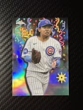 Shota Imanaga 2025 Topps Chrome Update Celebracion card