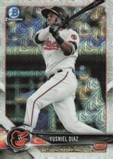 Yusniel Diaz 2018 Bowman Draft card