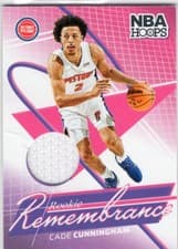 2024-25 Hoops Rookie Remembrance Cade Cunningham #RR-CCP card